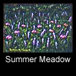 acrylic painting of flower meadow